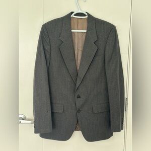 Givenchy Monsieur by Jack Fraser Gray Pinstripe Sport Coat Blazer 100% Wool